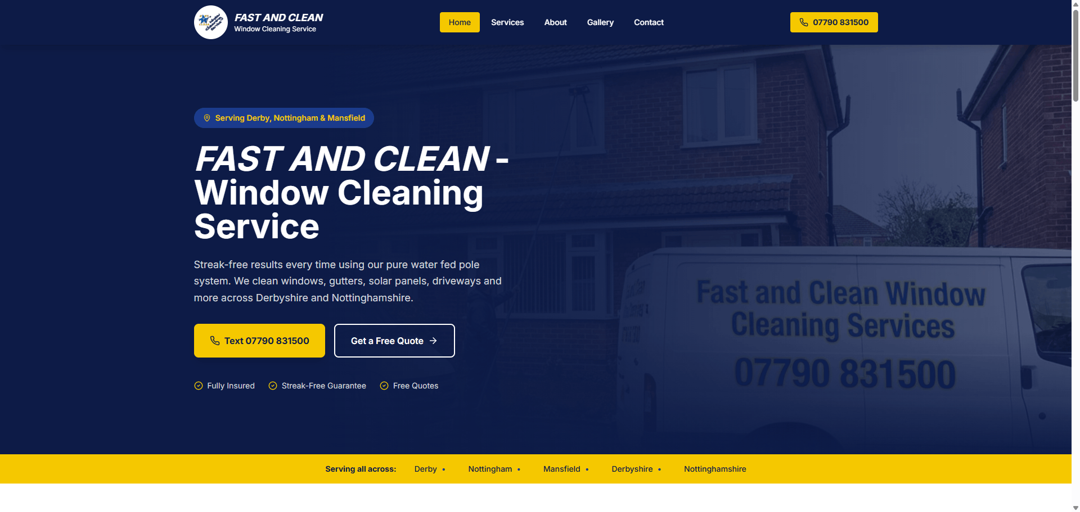Fast & Clean Window Cleaning