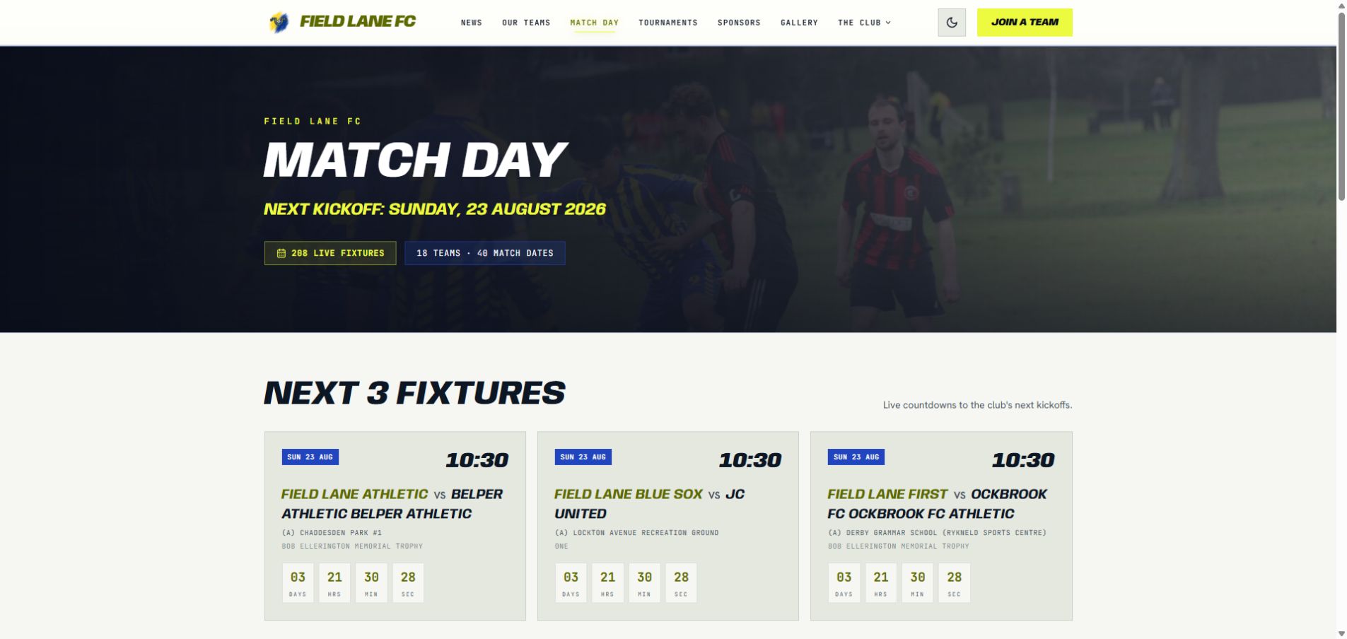 Match Day Centre
